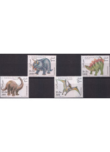 SOMALIA francobolli  tematica dinosauri nuovi Yvert 423-6